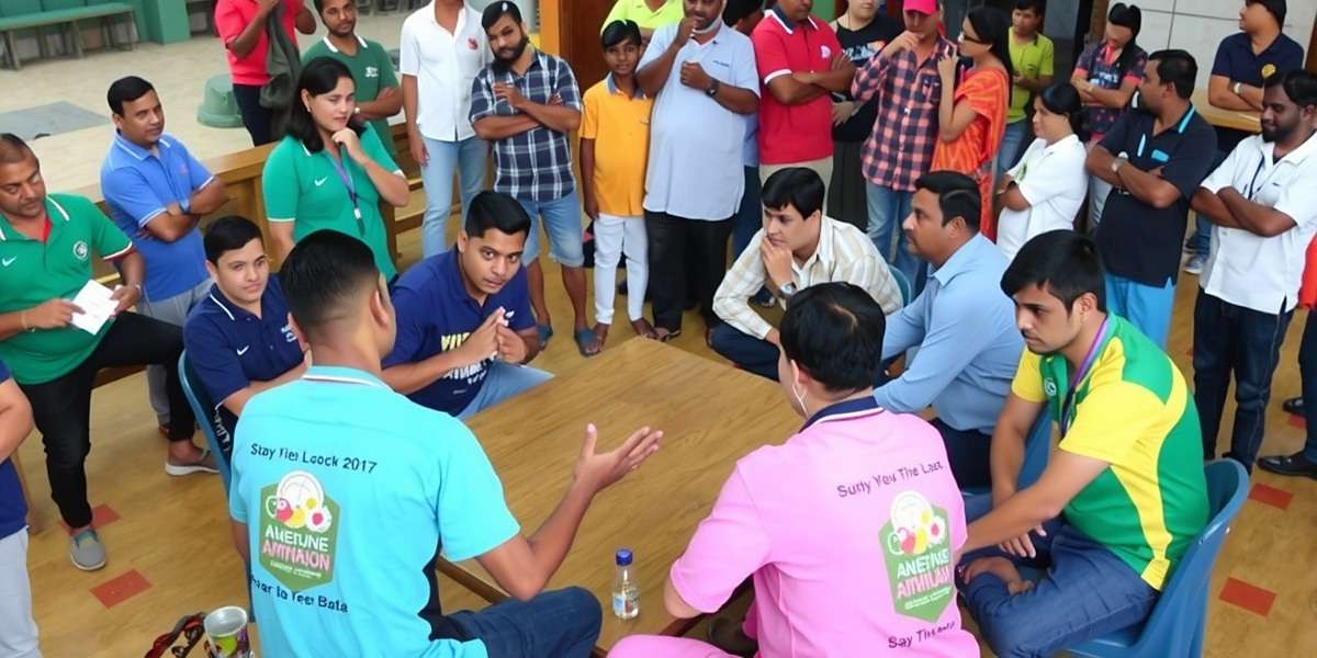 Anjuna Aces Community Tournament Anjuna Aces players gathered for a local tournament in Kerala with enthusiastic spectators